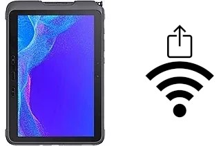 Como gerar um código QR com a senha Wifi em um Samsung Galaxy Tab Active4 Pro