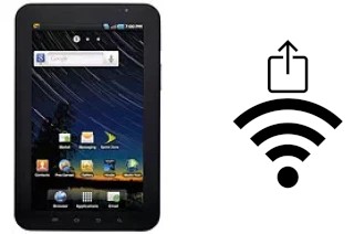 Como gerar um código QR com a senha Wifi em um Samsung Galaxy Tab CDMA P100