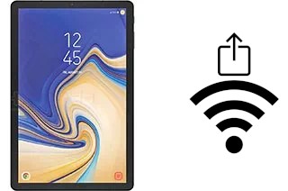 Como gerar um código QR com a senha Wifi em um Samsung Galaxy Tab S4 10.5