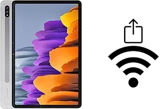 Como gerar um código QR com a senha Wifi em um Samsung Galaxy Tab S7