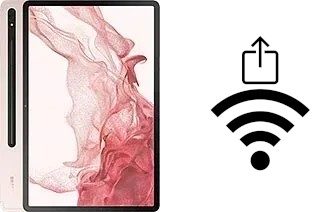 Como gerar um código QR com a senha Wifi em um Samsung Galaxy Tab S8+