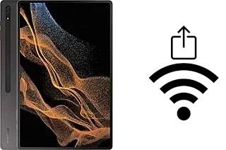 Como gerar um código QR com a senha Wifi em um Samsung Galaxy Tab S8 Ultra