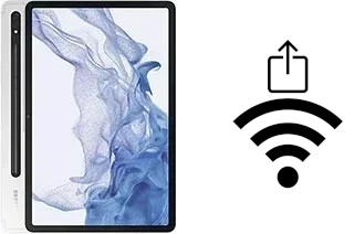 Como gerar um código QR com a senha Wifi em um Samsung Galaxy Tab S8