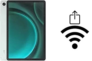 Como gerar um código QR com a senha Wifi em um Samsung Galaxy Tab S9 FE