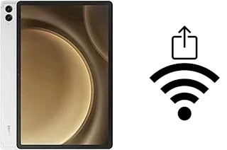 Como gerar um código QR com a senha Wifi em um Samsung Galaxy Tab S9 FE+