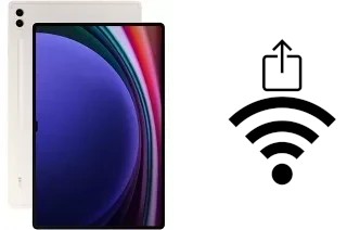 Como gerar um código QR com a senha Wifi em um Samsung Galaxy Tab S9 Ultra