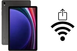 Como gerar um código QR com a senha Wifi em um Samsung Galaxy Tab S9