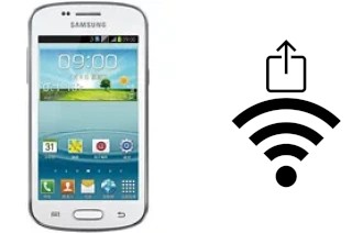 Como gerar um código QR com a senha Wifi em um Samsung Galaxy Trend II Duos S7572