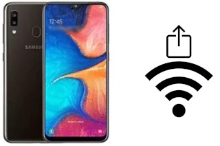 Como gerar um código QR com a senha Wifi em um Samsung Galaxy Wide4