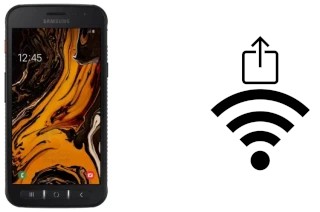 Como gerar um código QR com a senha Wifi em um Samsung Galaxy Xcover 4s