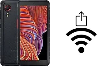 Como gerar um código QR com a senha Wifi em um Samsung Galaxy Xcover 5