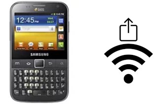 Como gerar um código QR com a senha Wifi em um Samsung Galaxy Y Pro Duos B5512