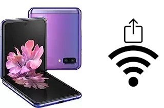 Como gerar um código QR com a senha Wifi em um Samsung Galaxy Z Flip