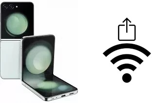 Como gerar um código QR com a senha Wifi em um Samsung Galaxy Z Flip5