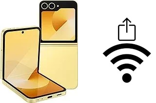 Como gerar um código QR com a senha Wifi em um Samsung Galaxy Z Flip6