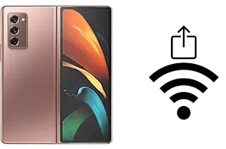 Como gerar um código QR com a senha Wifi em um Samsung Galaxy Z Fold2 5G