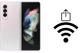 Como gerar um código QR com a senha Wifi em um Samsung Galaxy Z Fold3 5G