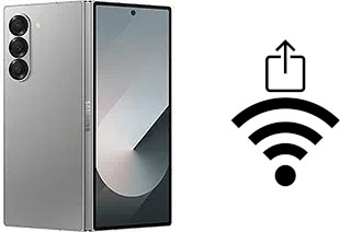 Como gerar um código QR com a senha Wifi em um Samsung Galaxy Z Fold6