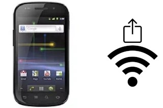 Como gerar um código QR com a senha Wifi em um Samsung Google Nexus S