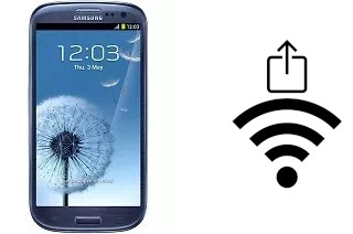 Como gerar um código QR com a senha Wifi em um Samsung I9300 Galaxy S III