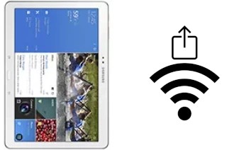 Como gerar um código QR com a senha Wifi em um Samsung Galaxy Tab Pro 10.1