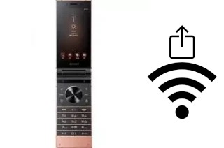 Como gerar um código QR com a senha Wifi em um Samsung W2019