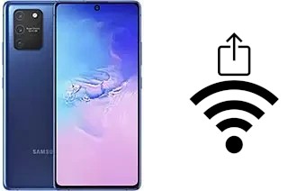 Como gerar um código QR com a senha Wifi em um Samsung Galaxy S10 Lite