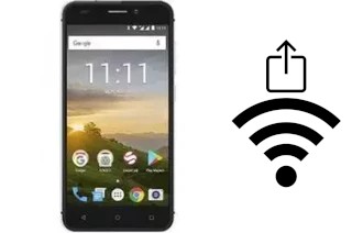 Como gerar um código QR com a senha Wifi em um Senseit A250