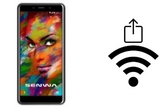 Como gerar um código QR com a senha Wifi em um Senwa Inizio lte