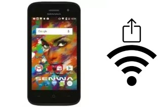 Como gerar um código QR com a senha Wifi em um Senwa S471