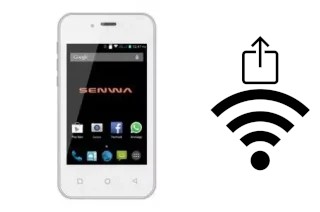 Como gerar um código QR com a senha Wifi em um Senwa S605