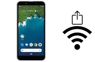 Como gerar um código QR com a senha Wifi em um Sharp Android One S5