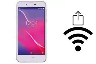 Como gerar um código QR com a senha Wifi em um Sharp Aquos L2