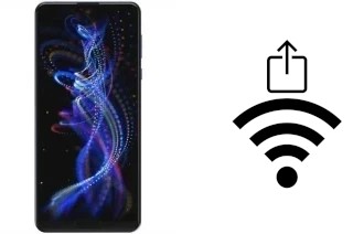 Como gerar um código QR com a senha Wifi em um Sharp Aquos R5G