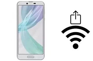 Como gerar um código QR com a senha Wifi em um Sharp Aquos Sense Plus