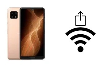 Como gerar um código QR com a senha Wifi em um Sharp Aquos Sense4