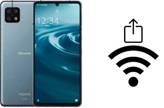 Como gerar um código QR com a senha Wifi em um Sharp Aquos Sense6