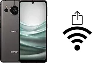 Como gerar um código QR com a senha Wifi em um Sharp Aquos sense7