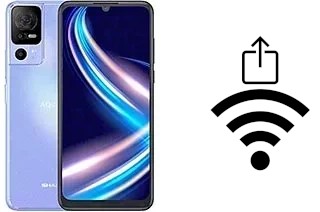 Como gerar um código QR com a senha Wifi em um Sharp Aquos V7 Plus