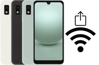 Como gerar um código QR com a senha Wifi em um Sharp AQUOS wish3