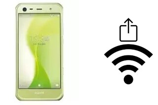 Como gerar um código QR com a senha Wifi em um Sharp Aquos Xx3 mini