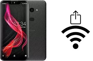 Como gerar um código QR com a senha Wifi em um Sharp Aquos Zero