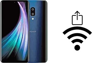 Como gerar um código QR com a senha Wifi em um Sharp Aquos Zero 2