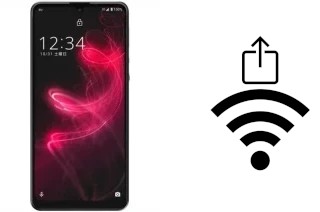 Como gerar um código QR com a senha Wifi em um Sharp Aquos Zero5G