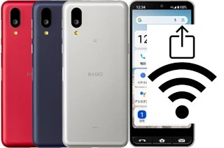 Como gerar um código QR com a senha Wifi em um Sharp Basio active2