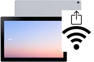 Como gerar um código QR com a senha Wifi em um Sharp dtab d-51C