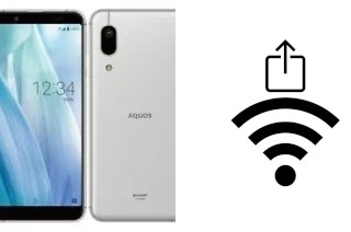 Como gerar um código QR com a senha Wifi em um Sharp Sense3 Plus