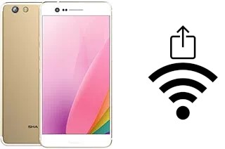 Como gerar um código QR com a senha Wifi em um Sharp Z3