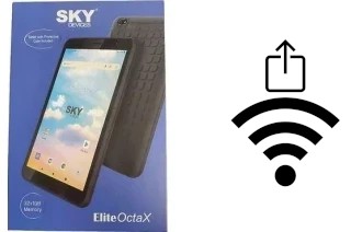 Como gerar um código QR com a senha Wifi em um Sky-Devices Elite OctaX