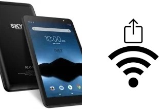 Como gerar um código QR com a senha Wifi em um Sky-Devices MaxView